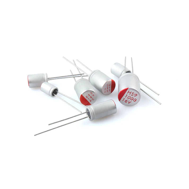 Polymer Solid Capacitor 6.3V 10V 16V 25V 35V 50V 100V 4.7uF 10uF 22uF 33uF 47uF 68uF 100uF 220uF 270uF 330uF 470uF 1500uF 2200uF