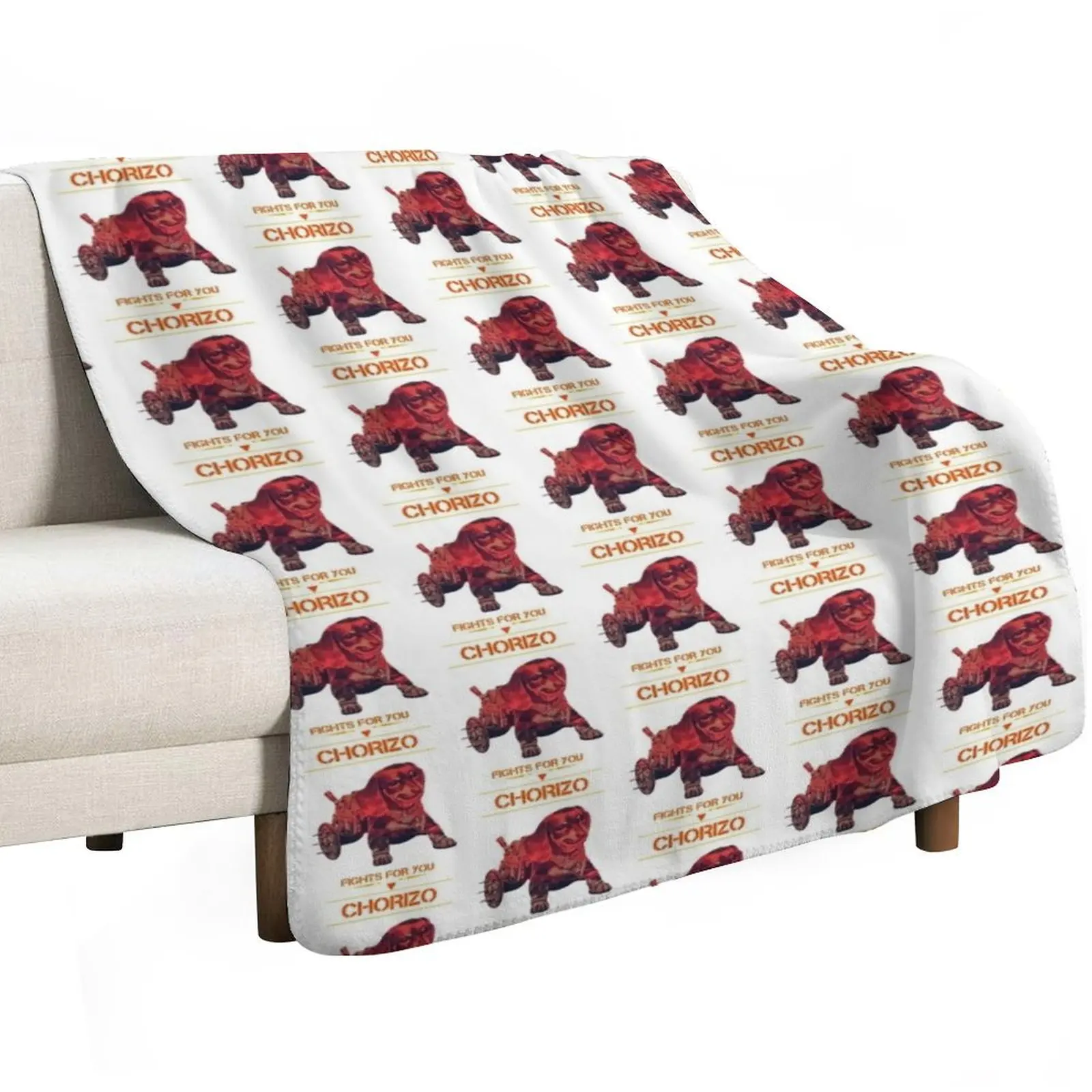 Chorizo Fights For You Red Edition Throw Blanket Hairy for sofa Plaid on the sofa warm winter Cute manga Blankets