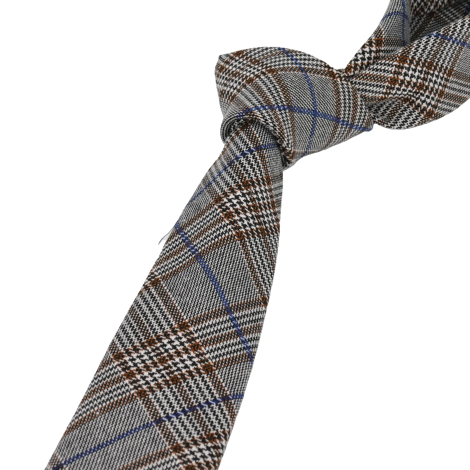 Baumwoll-Krawatten mit Karomuster für Herren und Damen, lässige weinrote gestreifte Krawatte für Hochzeiten, Partys, Jungen und Mädchen, schmale 6 cm Krawatte, Gravatas – Detail 3