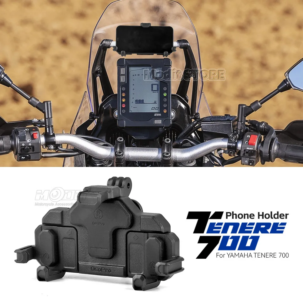 FOR YAMAHA TENERE 700 Tenere700 Motorcycle Accessories GPS Phone Holder Stand xt1200z XT 1200 Navigation Stand Shock Absorber