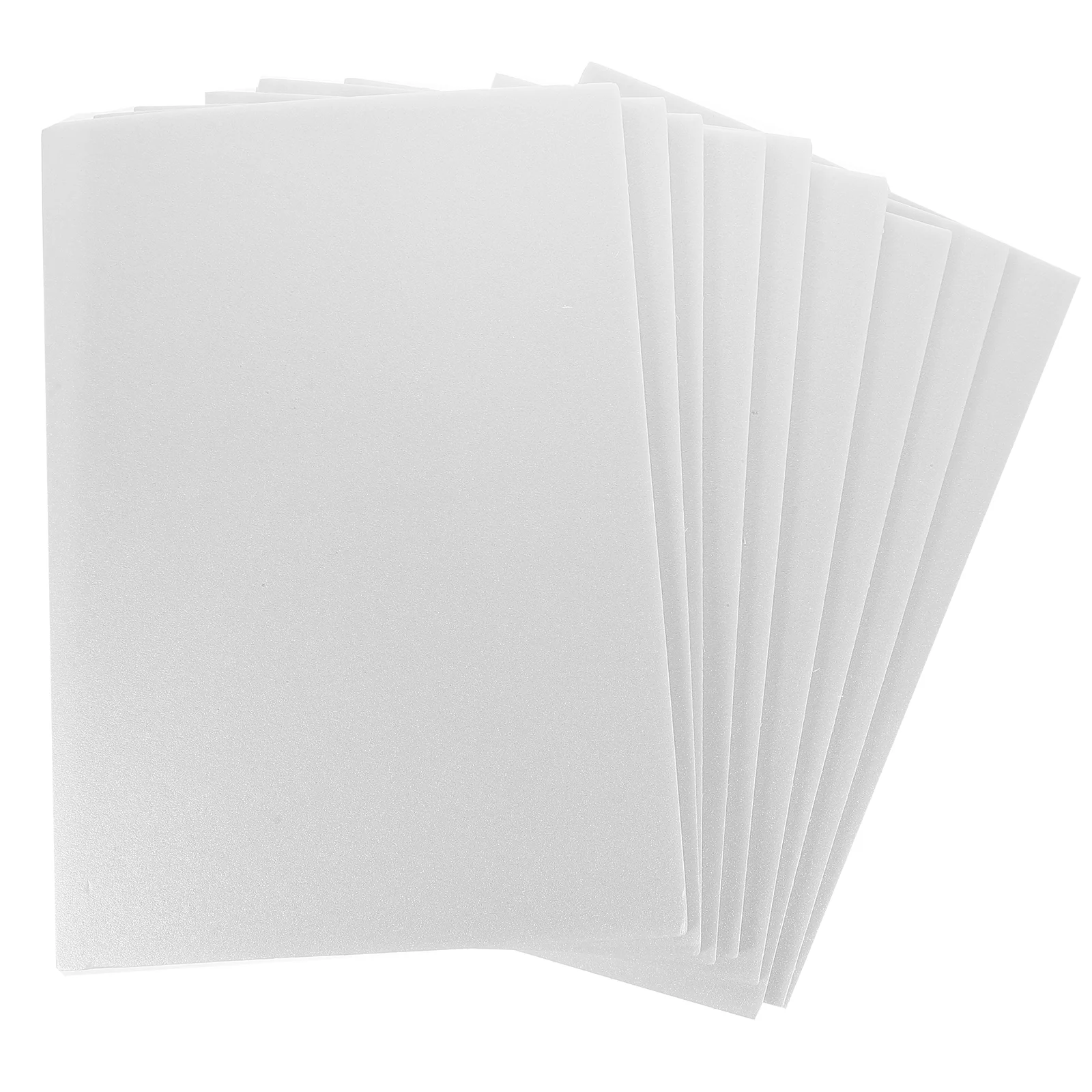 

10 Sheets Craft Accessory Handicraft Foam Paper DIY Multi-use White Poster Board Foams