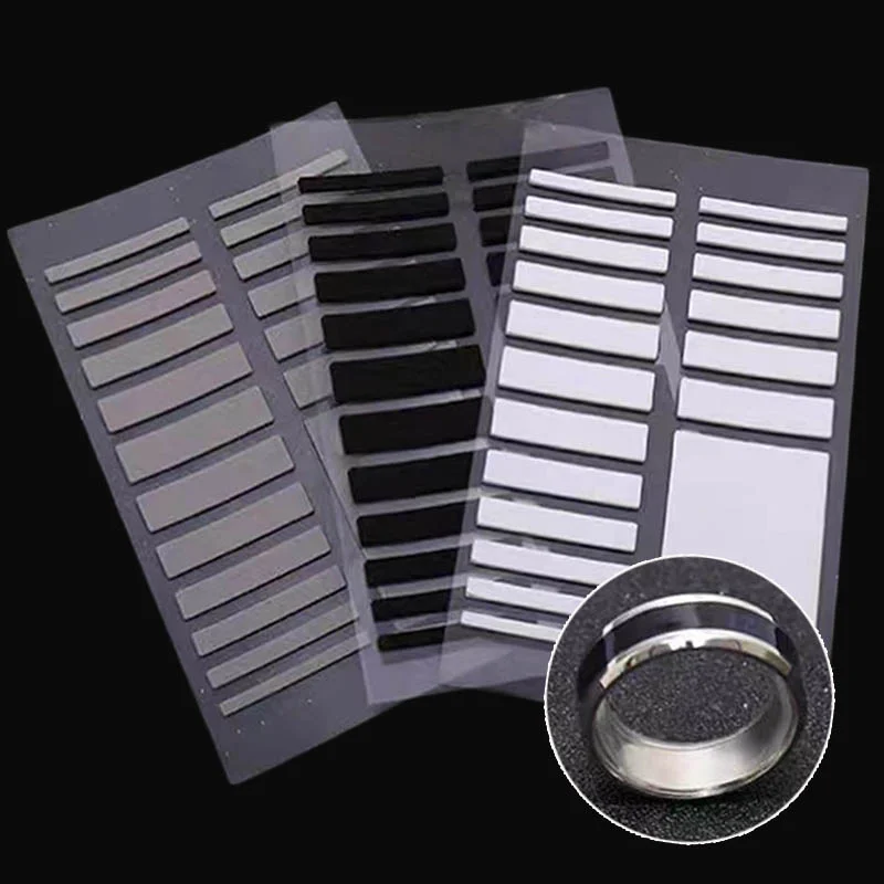 18Pcs Transparent Ring Inner Size Adjust for Big Size Rings Anti Lost Invisible Ring Fixed Tightener Reducer Resizing Sticker