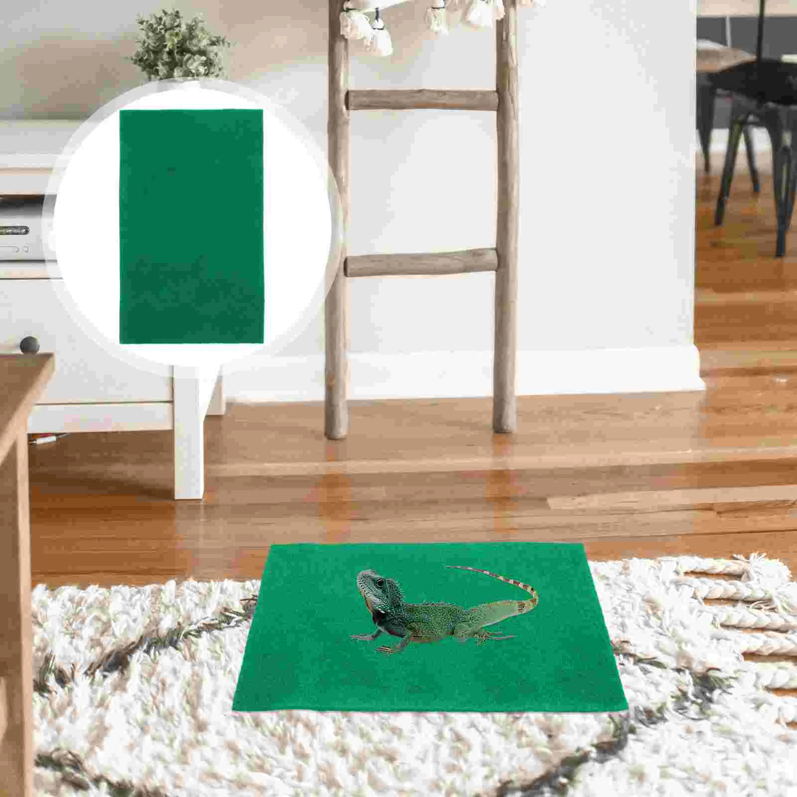 

Reptile Cage Mat Carpet Animal Wear-resistant Snake Bedding Crawl Floor Polyester