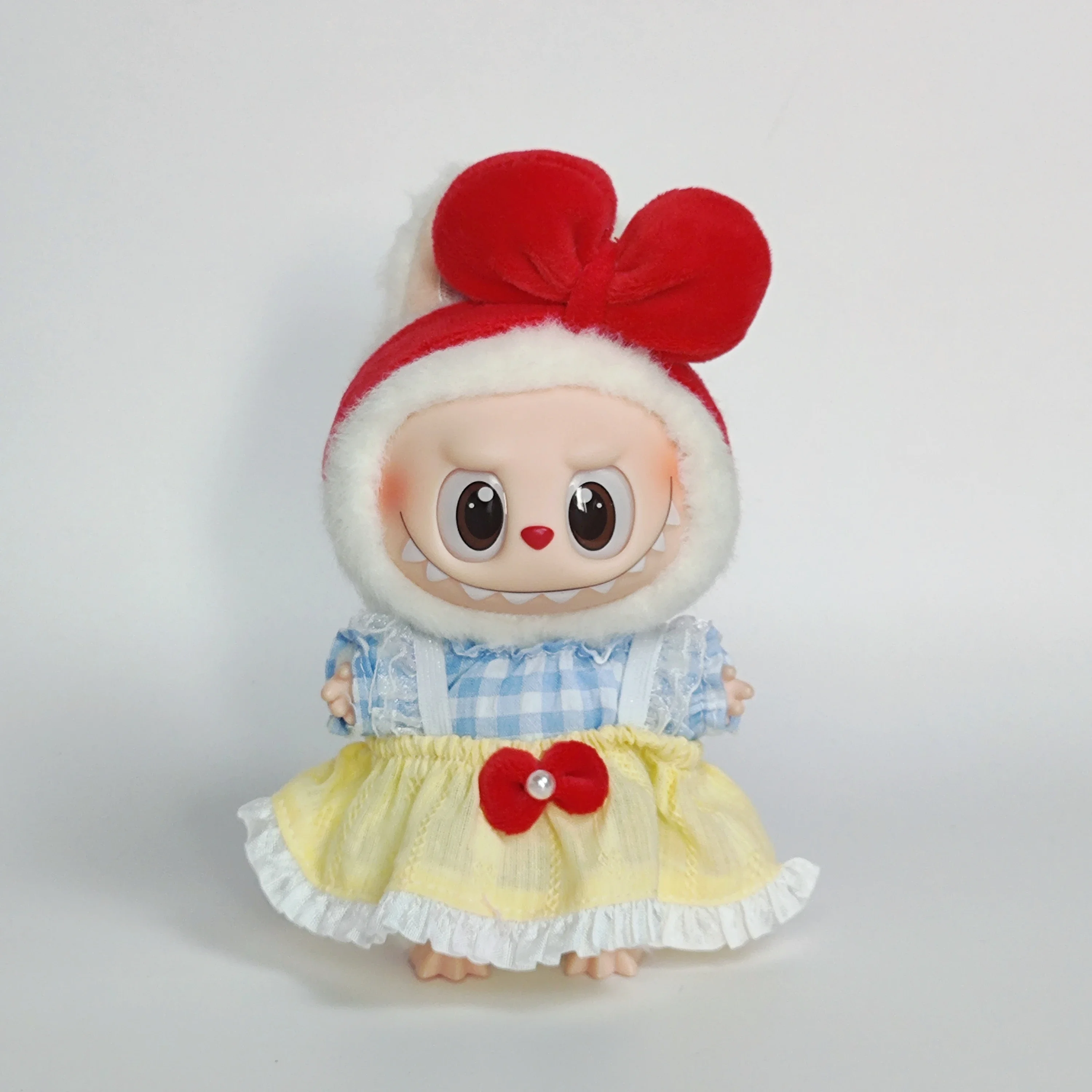 Clothes for labubu  Baby Clothes Accessories For Korea Kpop Exo Labubu Idol Dolls Skirt Doll Clothes Clothing Fans Overalls