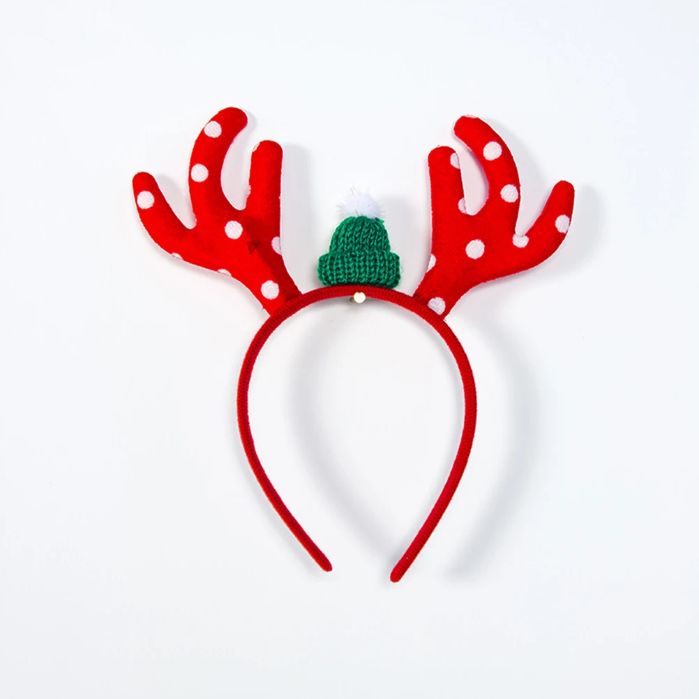 

4pcs Christmas Antlers Hair Headband Cartoon Reindeer Design Comfortable Creative Hair Clasp For Kids Party Costume