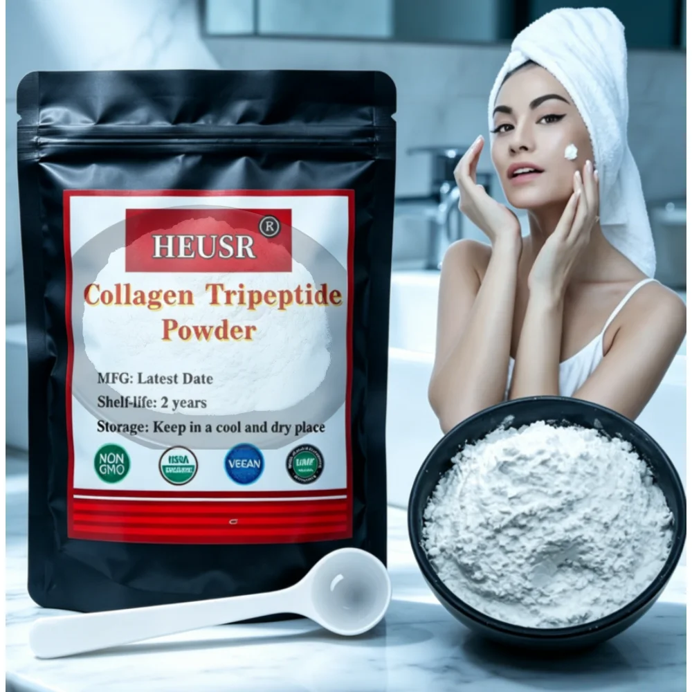 Cosmetic Raw Material 50-1000g Collagen Tripeptide Powder, Skin Whitening High Quality