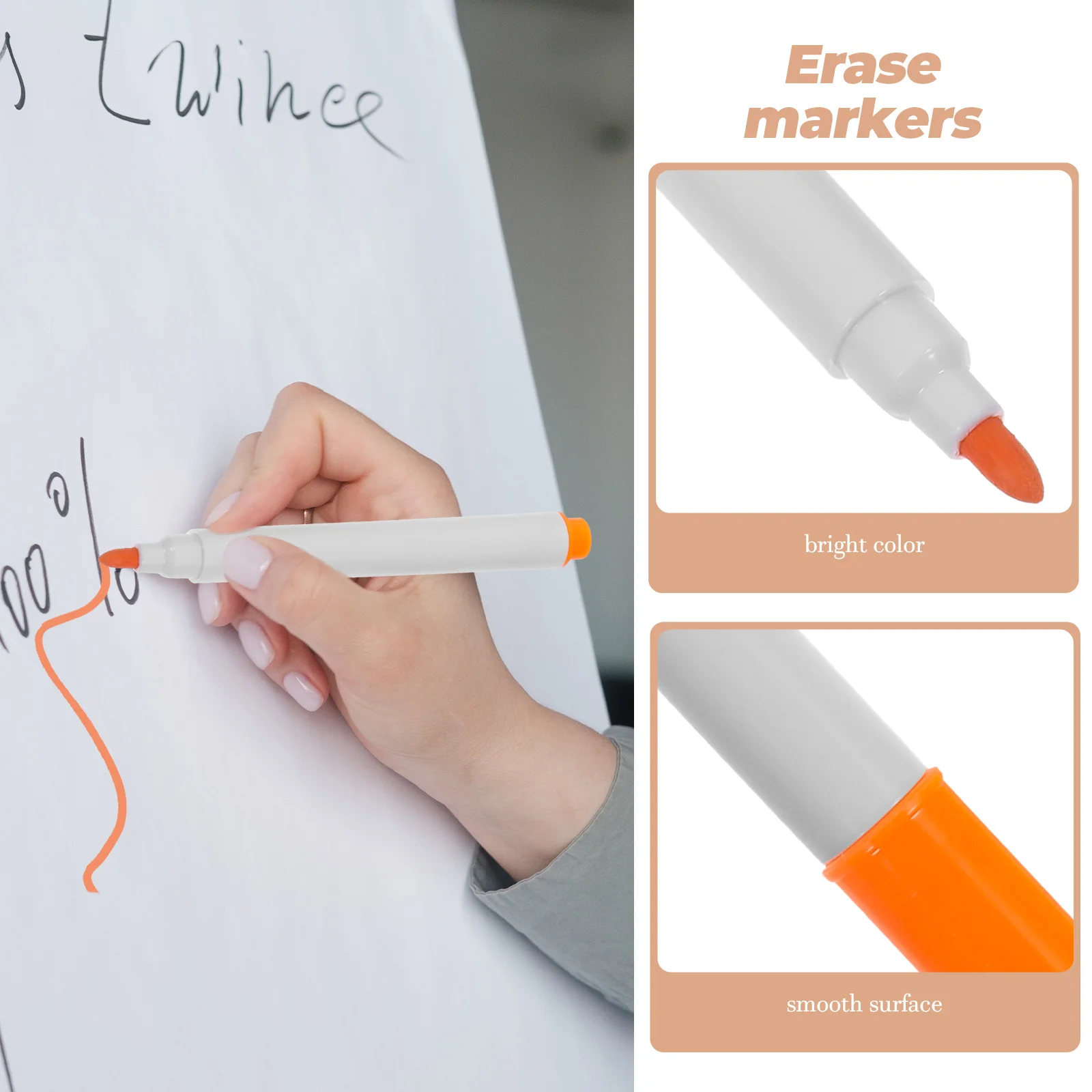 

7pcs Dry Erase Markers Fine Tip Whiteboard Markers Smooth Writing For School Office Painting Drawing Multi-Function