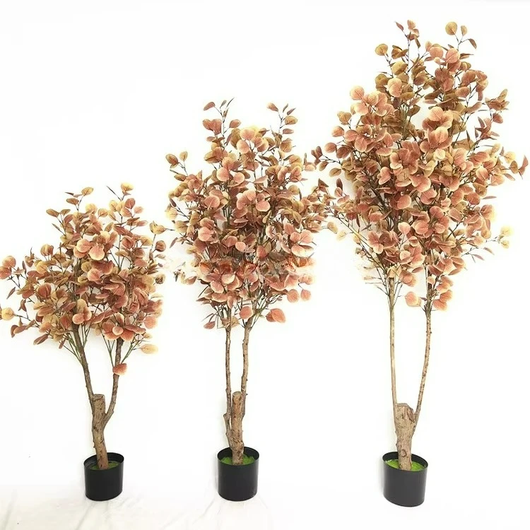

Customizable Hot Sale Real Tree Pole Autumn Color Money Tree