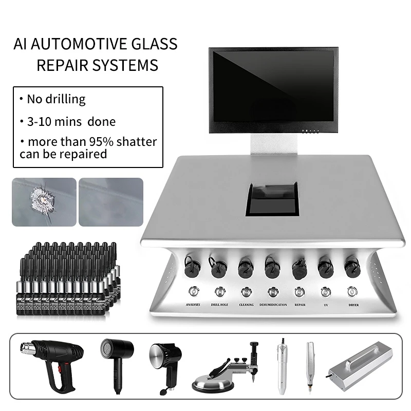 Fastest and Newest Advanced AI Intelligent Auto-Glass Repair Technology with 99.5% success rate