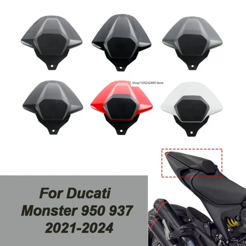 Motorcycle Rear Passenger Cowl Seat Back Cover Fairing Part For Ducati Monster 950 937 2021 2022 2023 2024
