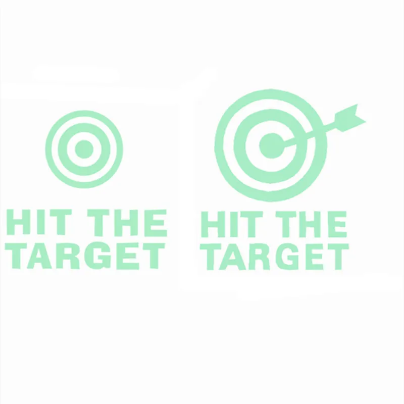 HIT THE TARGET Toilet Stickers Glow Waterproof Toilet Seat Posters Wc Washroom Reminder Sign Decals for Home Bathroom Decoration