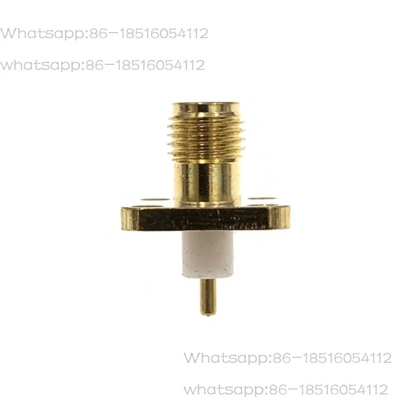 Suitable for All-copper RF Connector SMA Female 4-hole Flange Fixed SMA-KFD-4-7, 50Ω