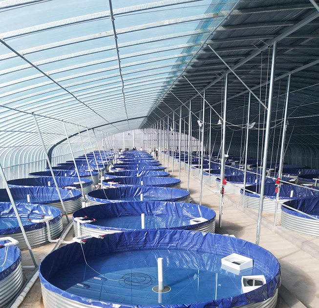 

Customized size Commercial Large PVC-Coated Fish Stock Tank China's Aquaculture Equipment for Farming Fish Aquarium Fish Pond