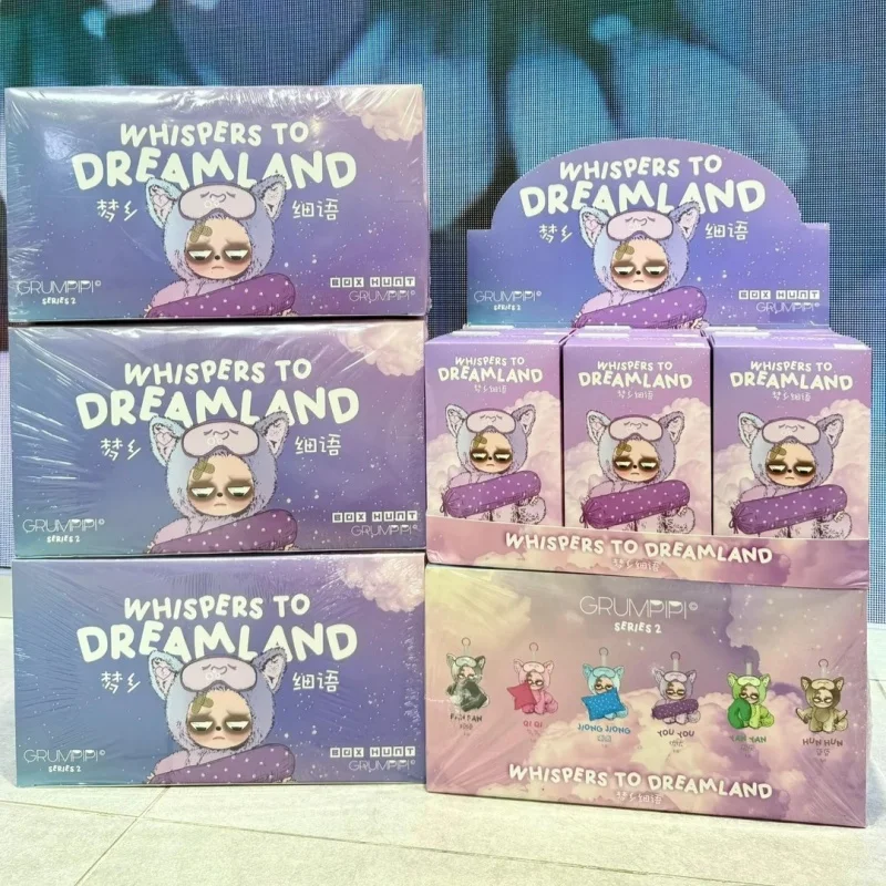 

В наличии, оригинальная Matoys Grumpipi Sleepless Series 2, шепот для Dreamland, слепая коробка, виниловая загадочная коробка, подвеска, модная подарочная игрушка