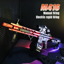 High-Performance Water Gel Ball Blaster,Electric Ball Blaster Toy Gun - Safe Outdoor Fun for Kids & Adults(Bullets Excluded)
