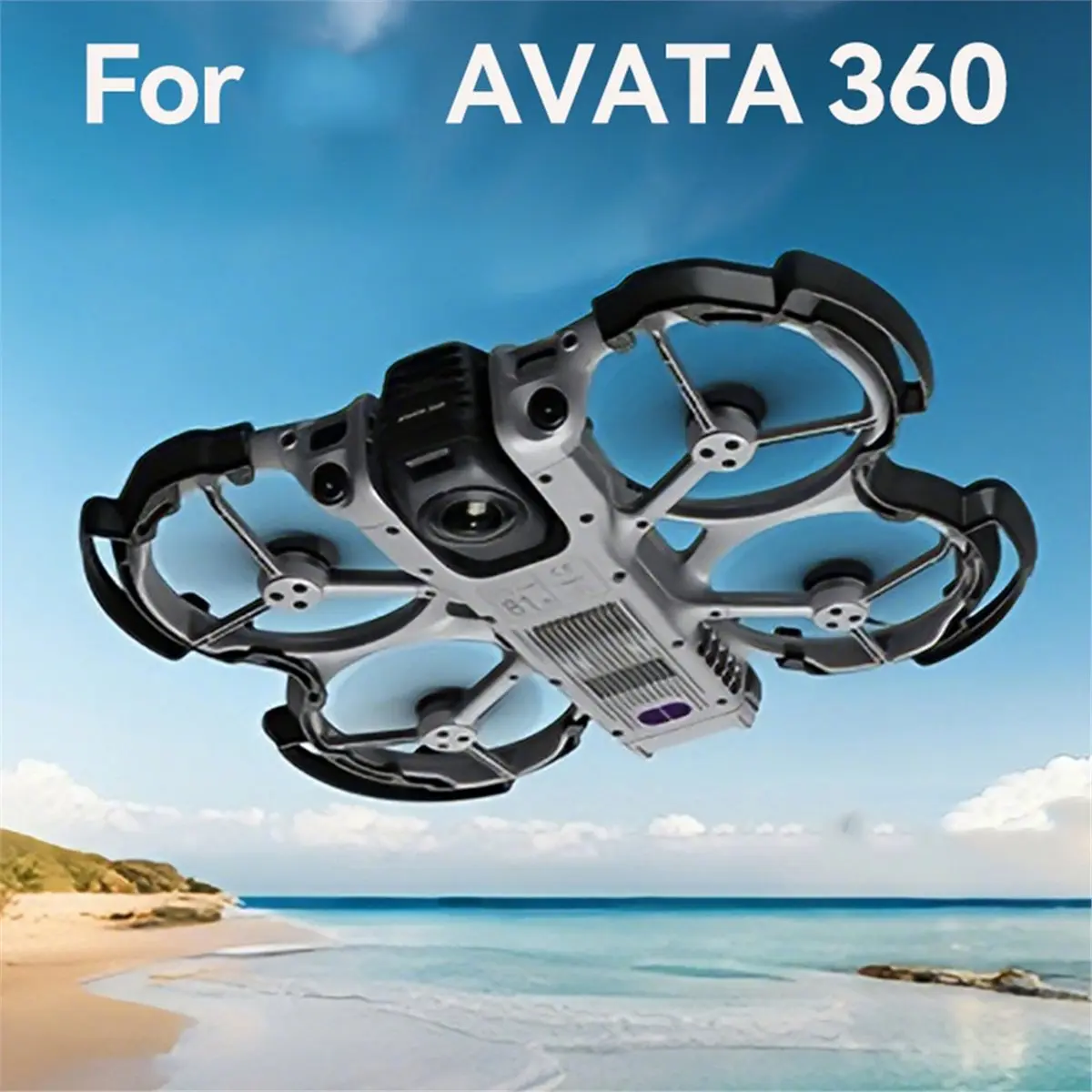 (A99Z] For Avata 360 Propeller Guard Protective Bumper,AntiScratch Propeller Blade Protector Cage, Black