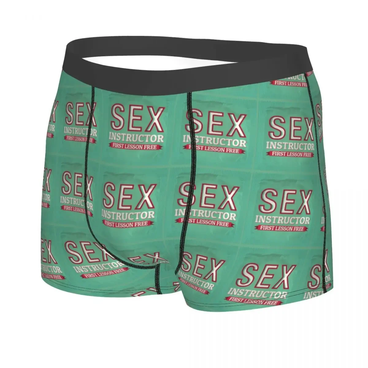 Custom Sex Instructor Boxers Shorts Men Briefs Underwear Sexy Underpants