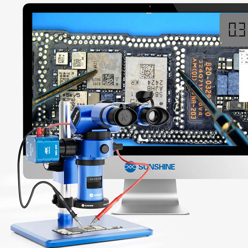 RELIFE MC2 Microscope Multimeter Camera 4K HDMI Output 1080P 60FPS with HDMI/Type-c Interface for Various Types of Microscopes