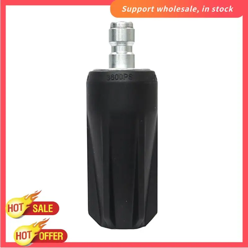 RISE-Universele Auto Wasmachine Mondstuk Roterende Turbo Jet Nozzle Connector 3600 PSI Hogedruk Water Wasmachine