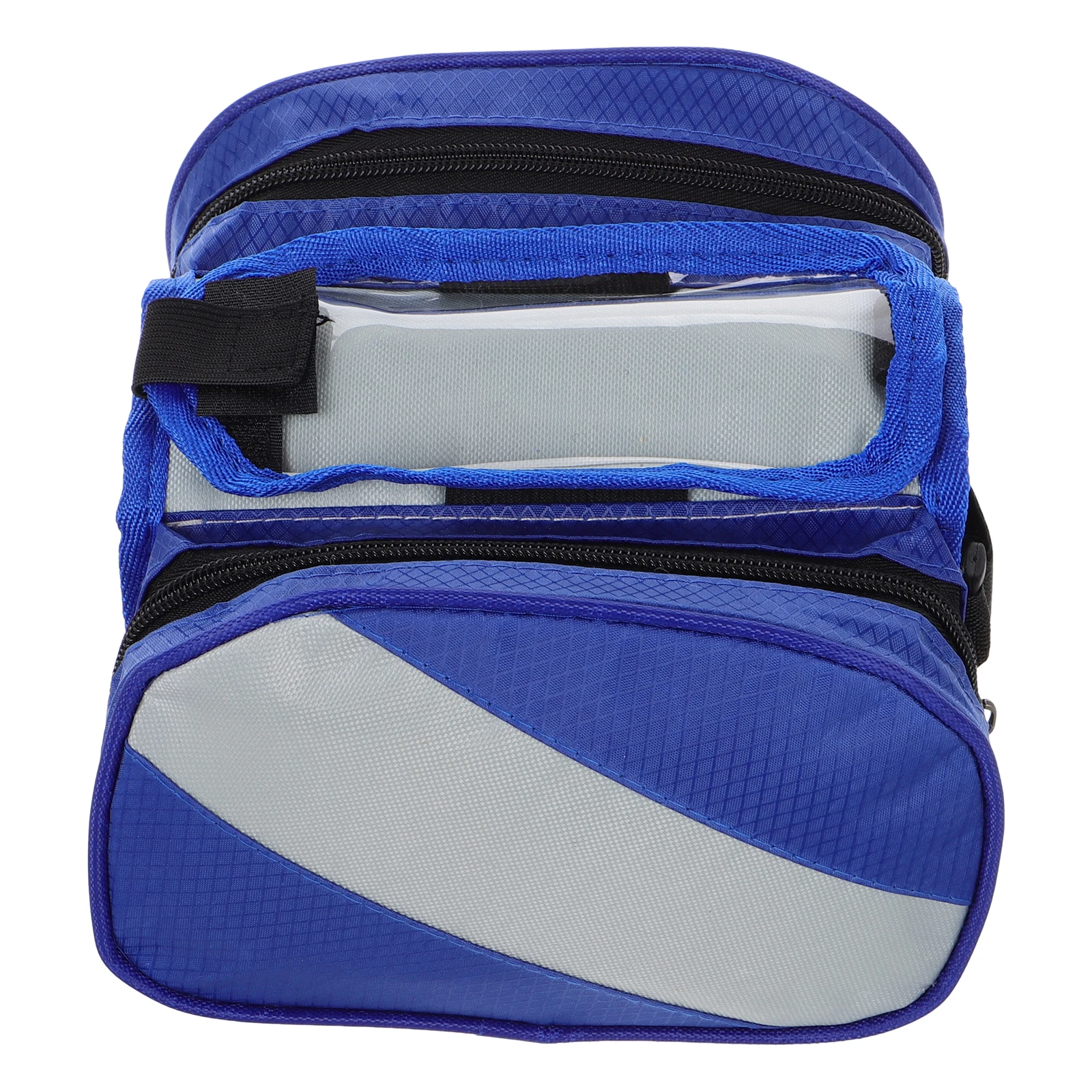 

Saddle Bag Bicycle Pouch Waterproof Phone Holder Large Capacity Durable Oxford Fabric Bike Frame Handlebars Storage Accessories