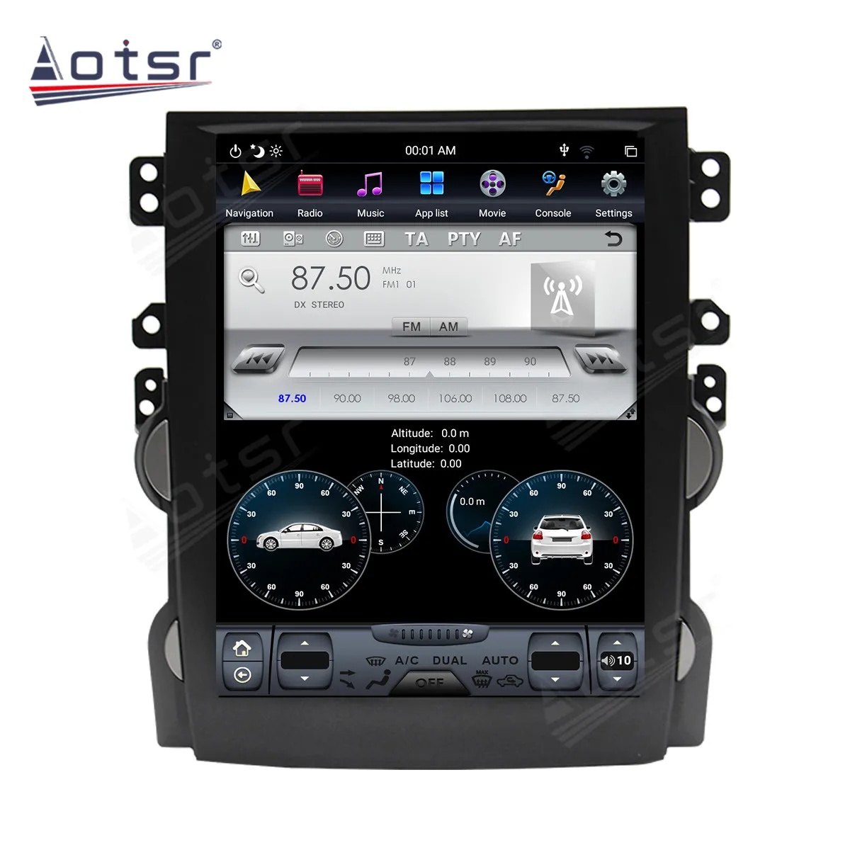 Car GPS Navigation Radio Audio Stereo Tape Recorder Android 9.0 4+128GB For Chevrolet Malibu 2013-2015