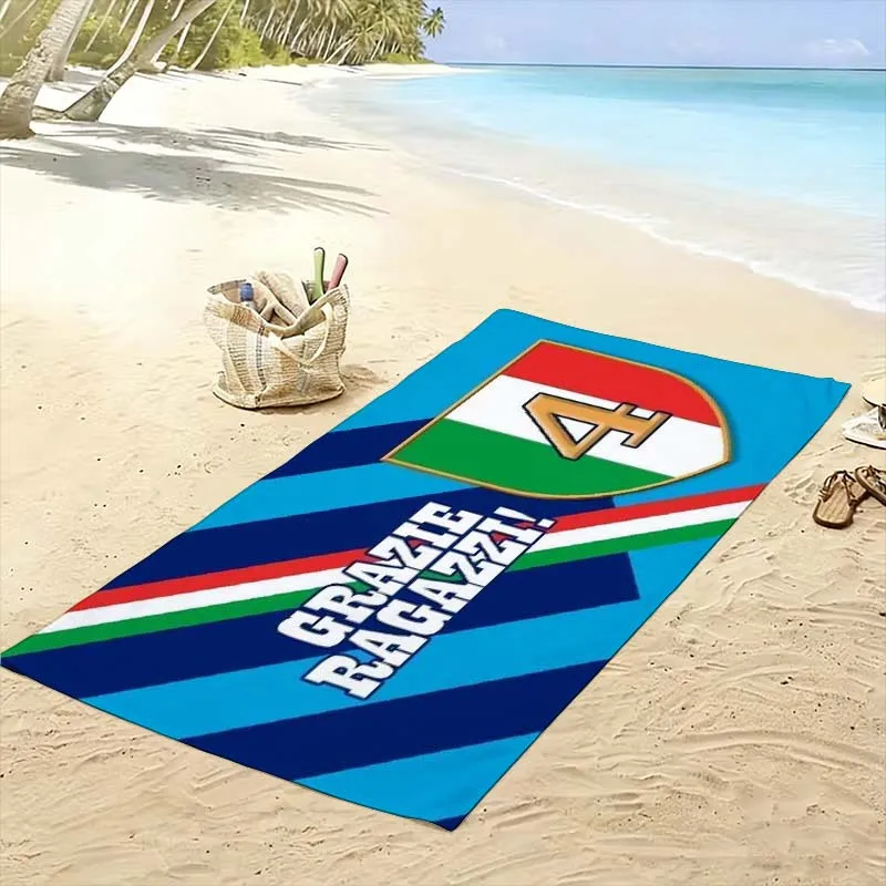 Italian Beach Towel Summer Vacation Pool Towel Tropical Travel Gift Souvenir absorbent drying wrap for beach day souvenir