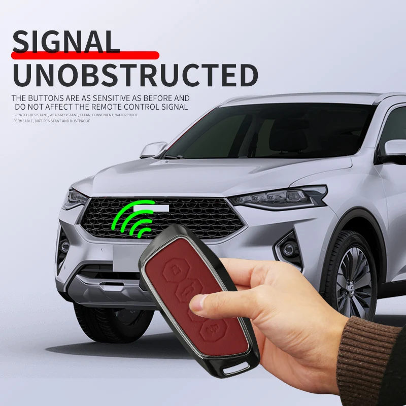 Fashion Car Remote Key Case Cover Shell for Haval Great Wall Hover H1 H4 H6 H7 H9 F5 F7 H2S GMW Coupe Protected Keyless Fob