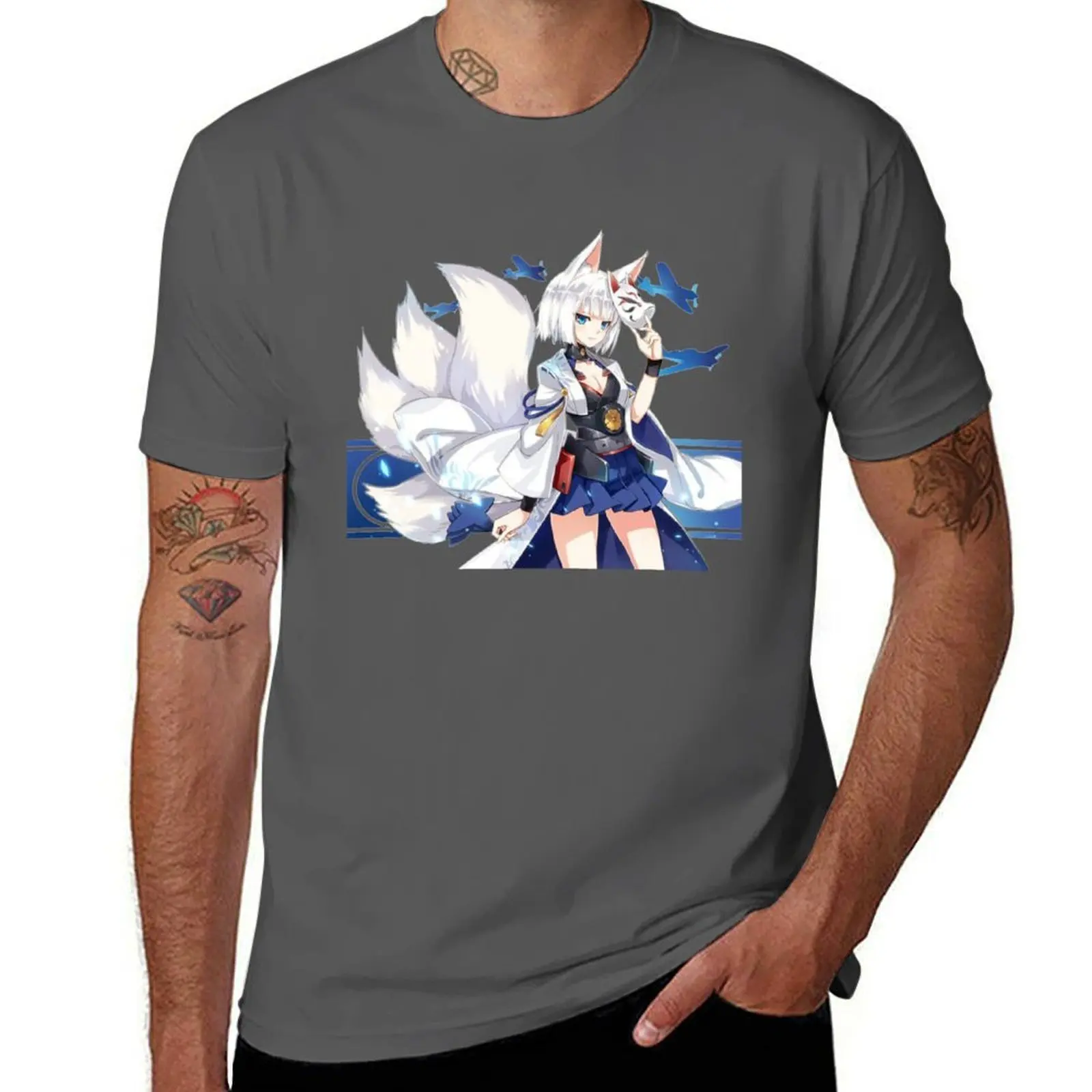 

Azur Lane - kaga T-Shirt t shirts for man graphic tees man t shirt cotton high quality T-Shirt