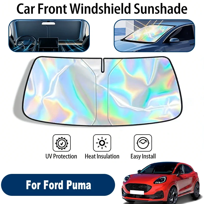 

Car Windshield Sun Shade UV Reflective Sun Visor Protection Cover For Ford Puma BX726 2019-2026