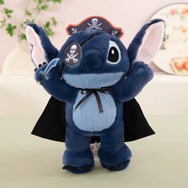 40CM Disney Lilo en Stitch Kerst Knuffels Cartoon Anime Gevulde Kawaii Halloween Zachte Stitch Pop Plushie Kinderen Verjaardagscadeautjes