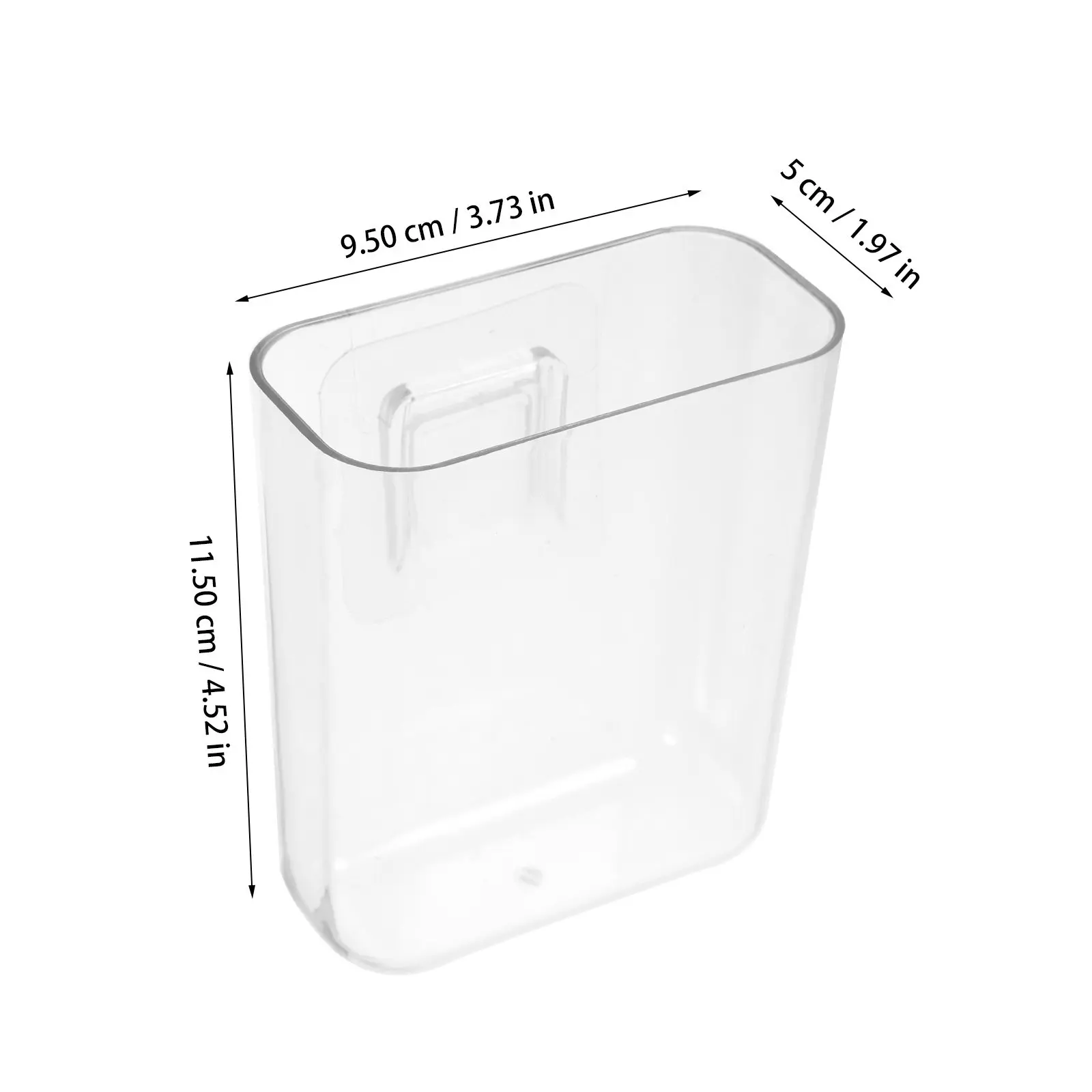 Plastic Wall Mounted Pen Holder Desktop Pencil Case Makeup Brush Storage Box Office Desk Organizer Kawaii Desk Organizer