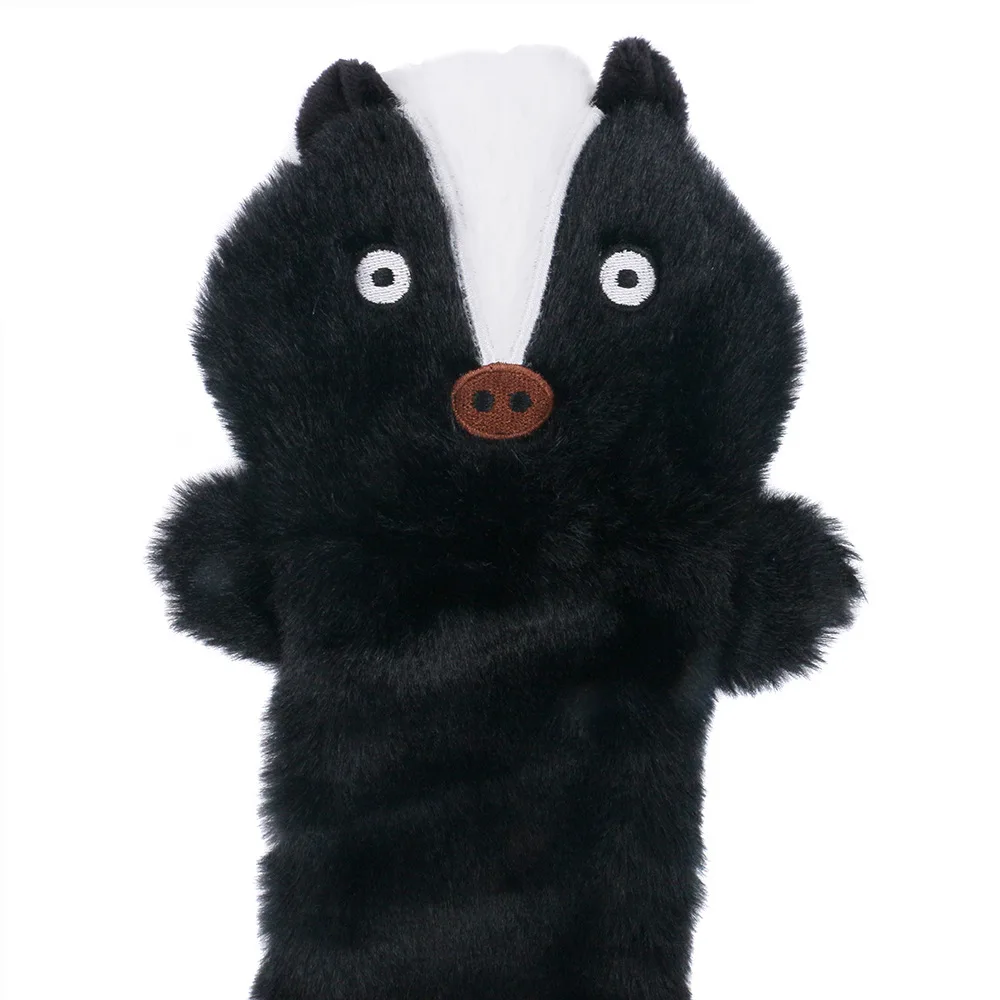 Dog Plush Toy Birthday Gift For Large Medium And Small Dogs Fun Pet Toys Plush Unfilled Animal Skins Skunk Fleece Squeak Toys