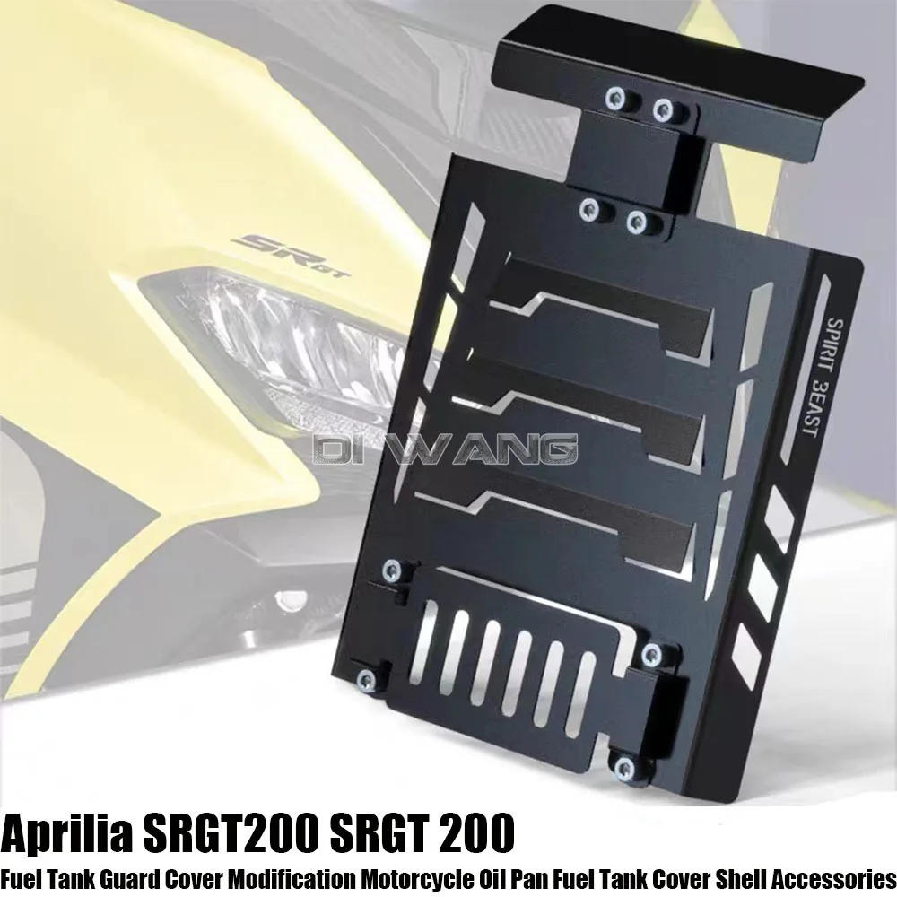 

FOR Aprilia SRGT200 SRGT 200 Fuel Tank Guard Cover Modification Motorcycle Oil Pan Fuel Tank Cover Shell Accessories