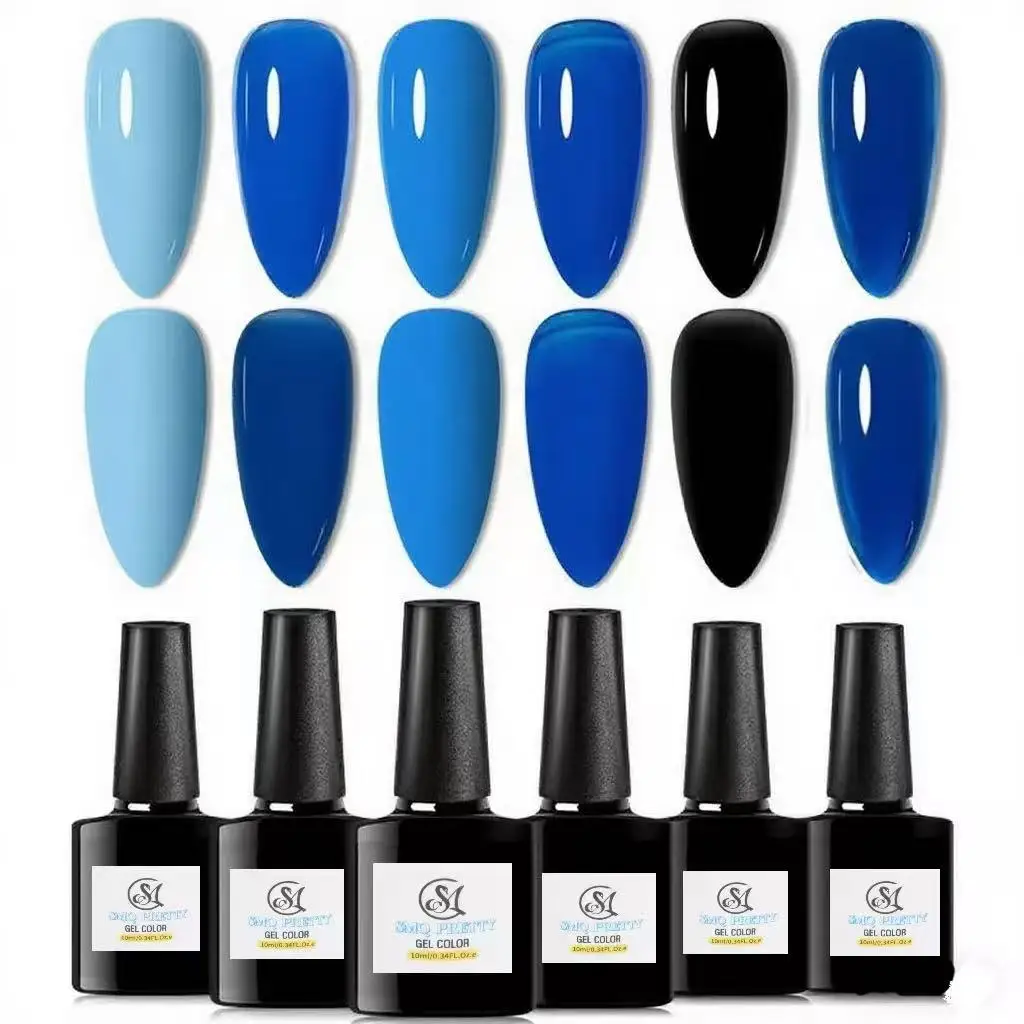 6色オールシーズンジェルネイルポリッシュセット ヌードピンクレッドグリッター セミパーマネントUVジェルポリッシュキット マニキュア用ソークオフジェル