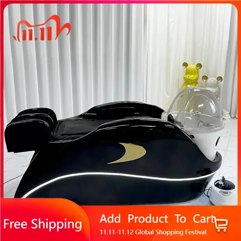 

Compact Hair Shampoo Bed Machine Head Spa Massage Massage Smart Shampoo Sink Water Spa Bed Pedicure Cama Champú Barber Furniture