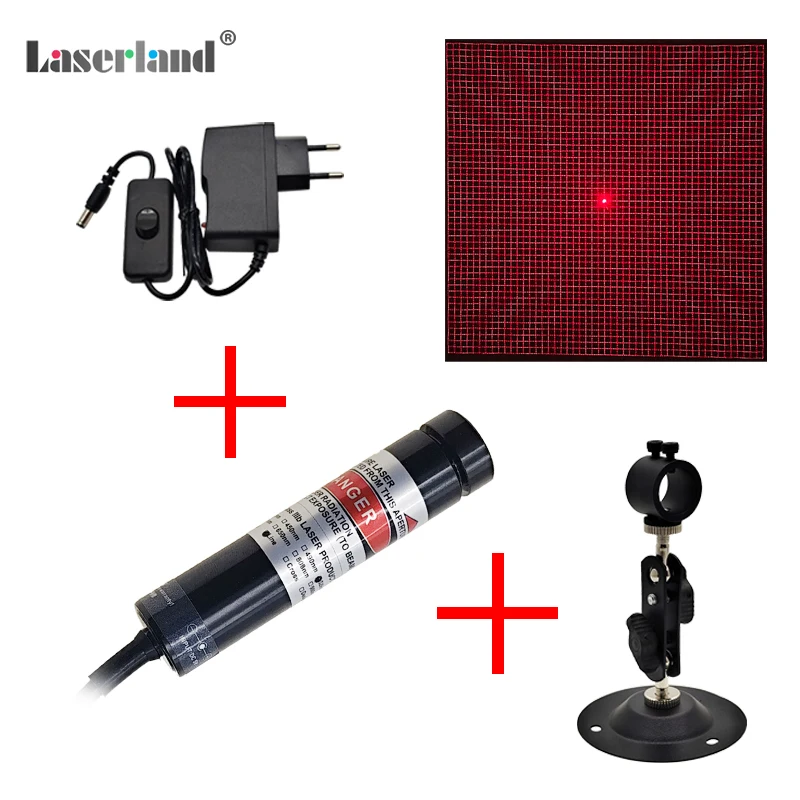 650nm 100 mW 50*50 Raster Rood Licht Raspen Laser Module 3D Structurele Bron Scanner Scannen