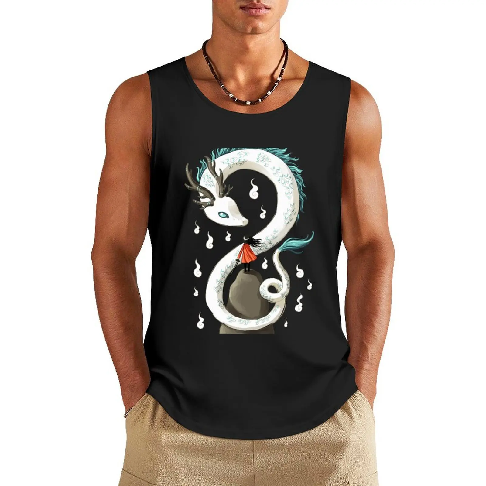 

Dragon Spirit Tank Top Short sleeve gym