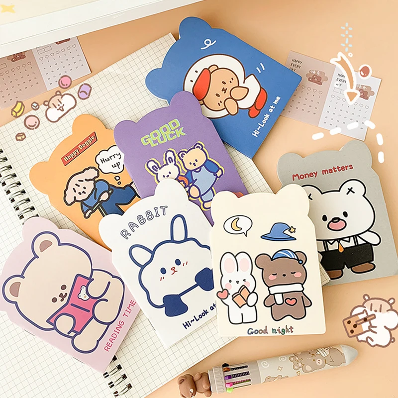 

20Pcs A6 120X85Mm Cartoon Cute Mini Notebook Portable Small Note Diary Book Notepad Children's Pocket Book Small Prize Booklet