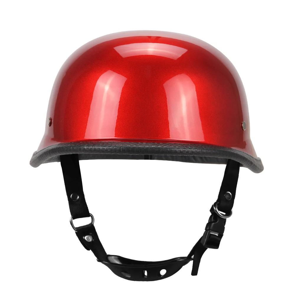 Red Motorcycle Helmets Retro Motorcycle Helmet Moto Helmet Scooter Vintage Half Face Biker Motorbike Crash Moto Helmet Casco