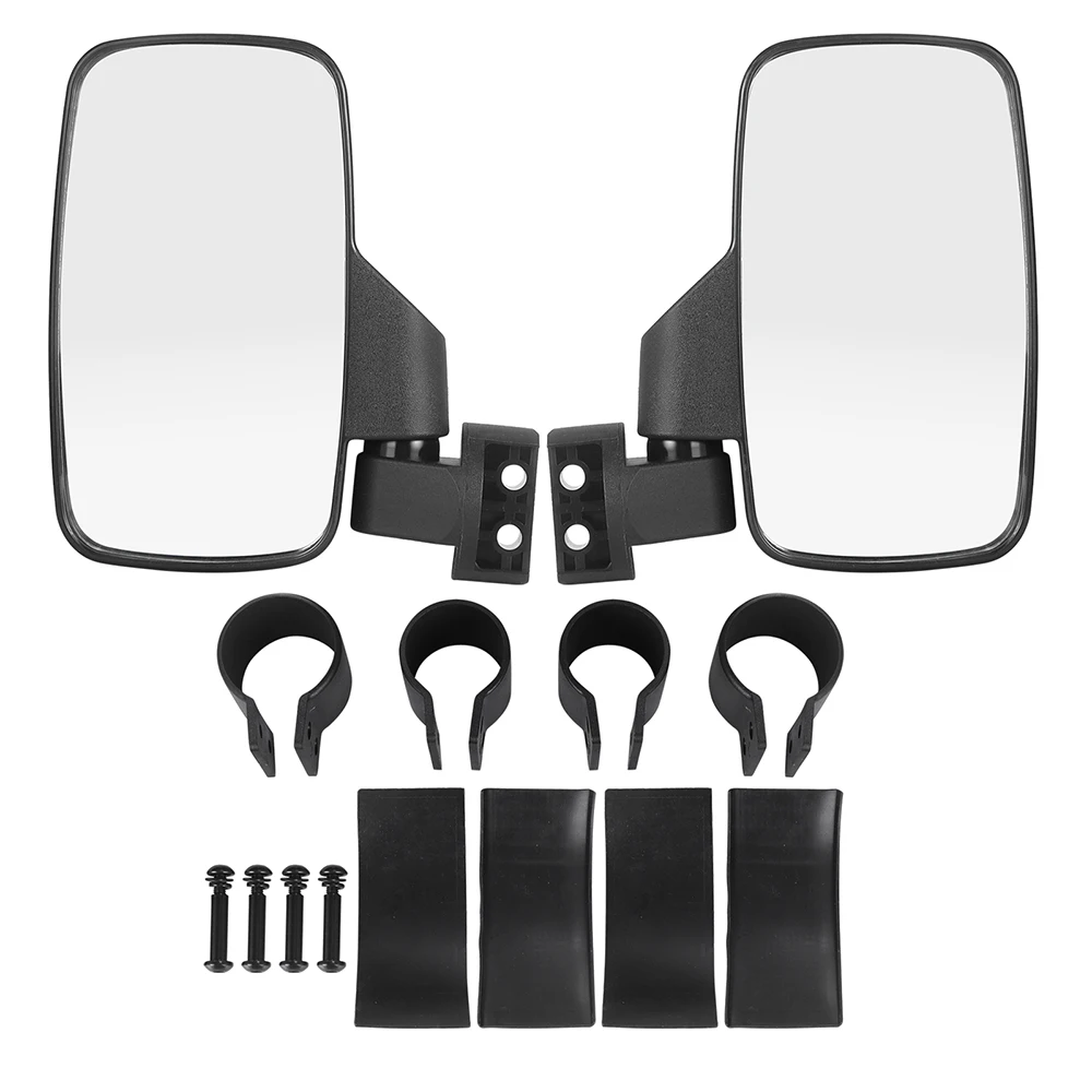 Picture 5: Motorcycle Large Wide Rear View Mirror Beach Buggy UTV Anti-Breakage Light Release Side Mirror for Can Am