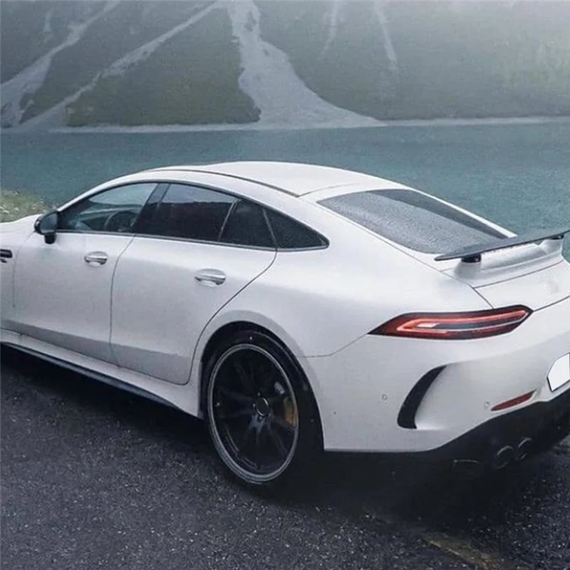 

Precisionn Air Vent Cover Side Canard Car Rear Bumper Spoiler Black For Mercedes-Benz AMG GT GT50 GT63 X290 Sedan