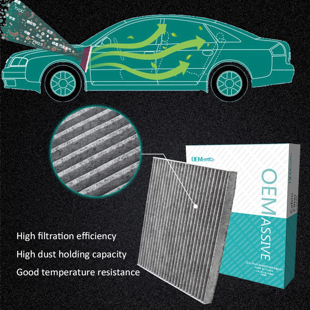 Filtr klimatyzacji kabinowej z węglem aktywnym do Toyoty Avensis Verso Corolla Verso 2003 2004 2005 2006 2007 2008