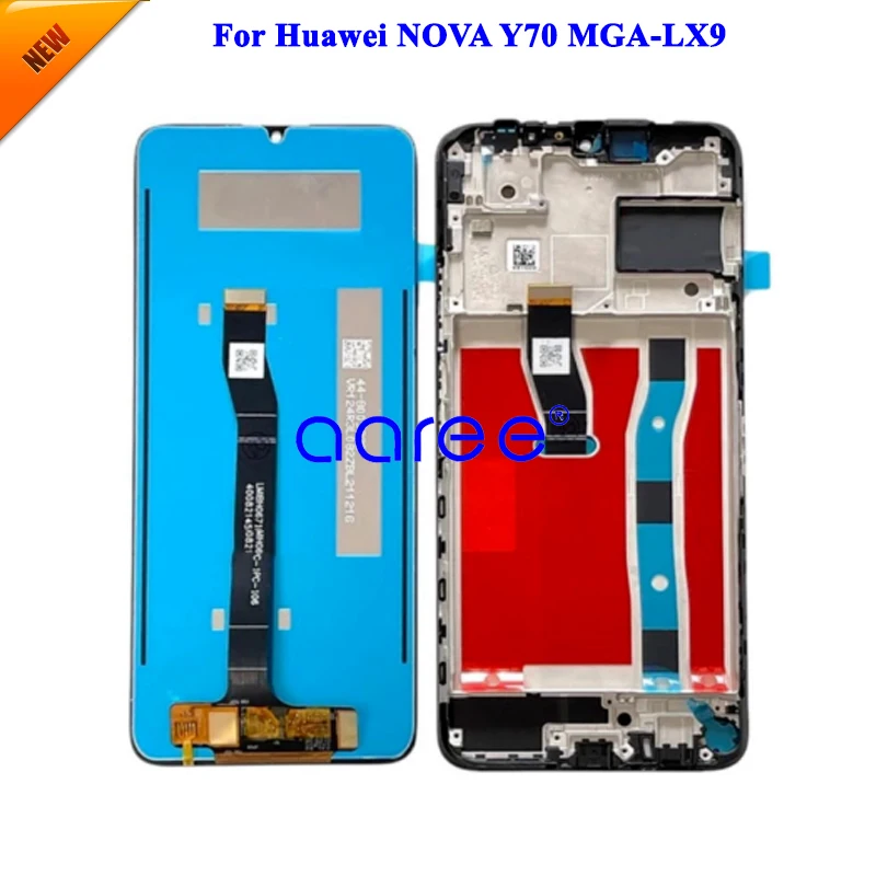 Tested  LCD Display For Huawei NOVA Y70 LCD For Huawei NOVA Y70 MGA-LX9 Display LCD Screen Touch Digitizer Assembly