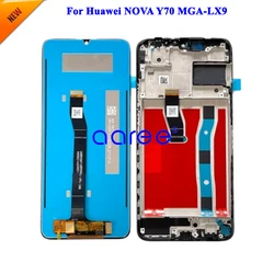 Tested  LCD Display For Huawei NOVA Y70 LCD For Huawei NOVA Y70 MGA-LX9 Display LCD Screen Touch Digitizer Assembly