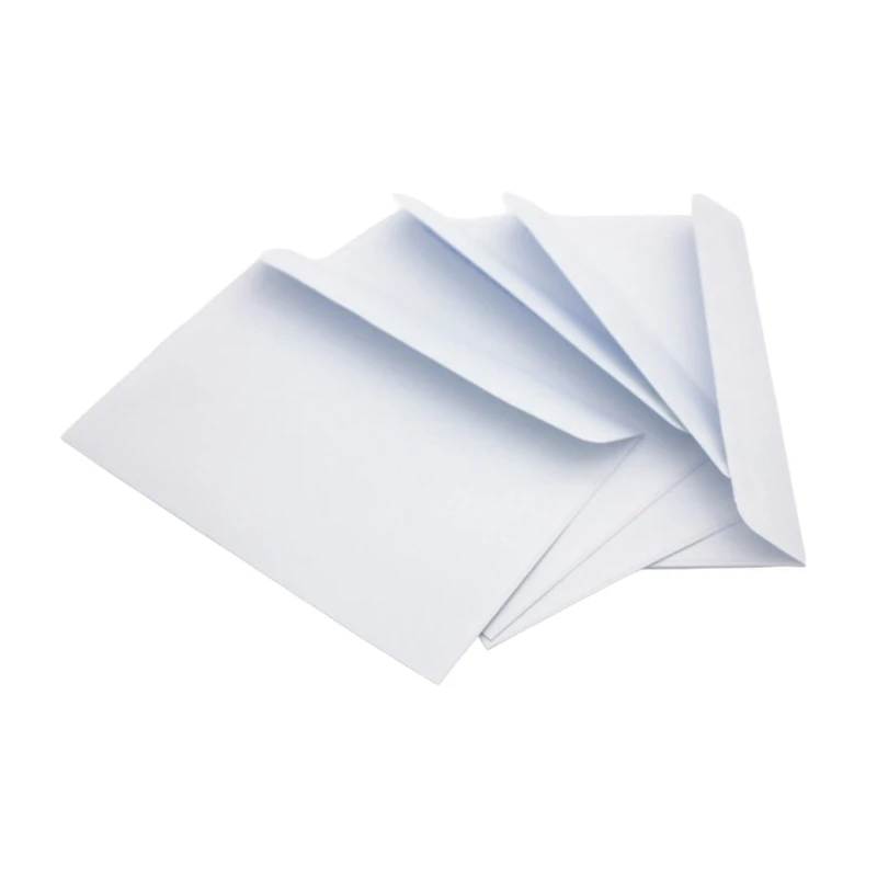 C4DB 50pcs Envelopes Standard Size Security Seal Double Layer Glued Paper Sustainable