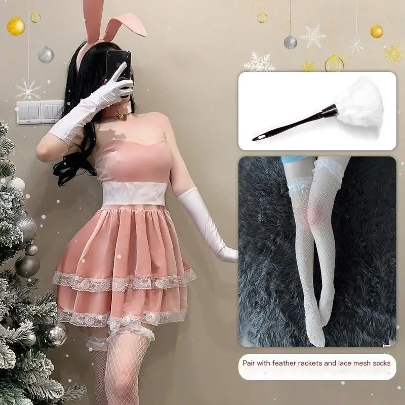 Sexy Christmas Costumes for Women, New Year Party Costumes, Bunny Girls, Women's Clothing, Stage Performances