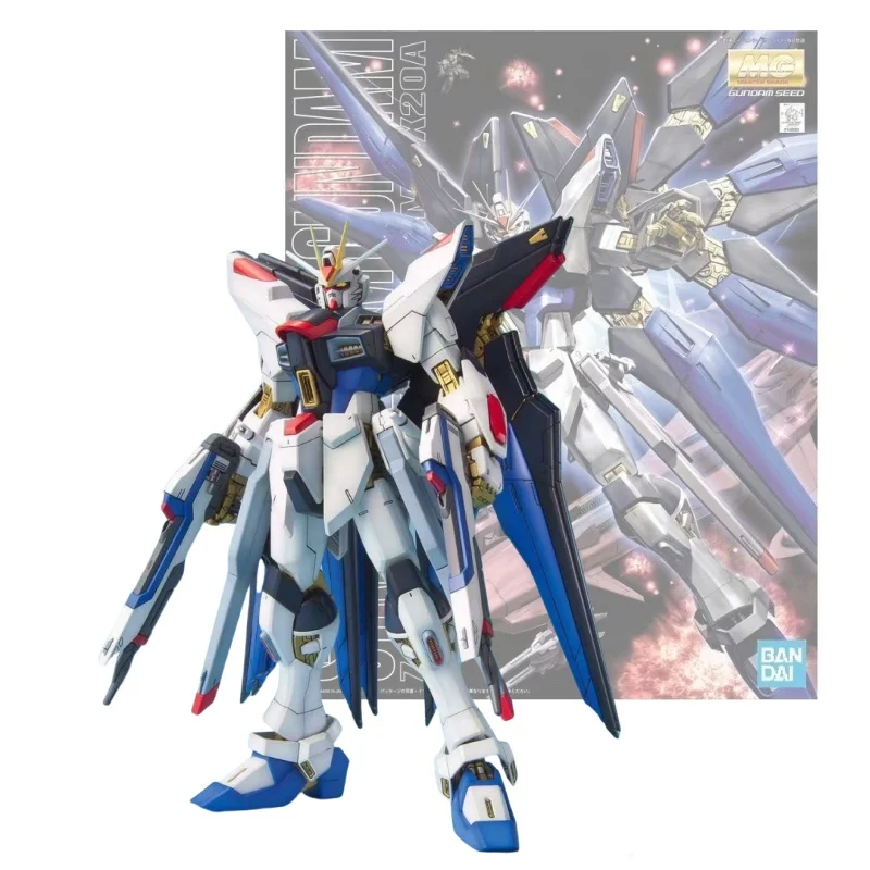

Bandai Mg 1/100 Assault Freedom Gundam Strike Freedom Standard Version Seed Assembly Model Mecha Warrior Figure Educational Toy