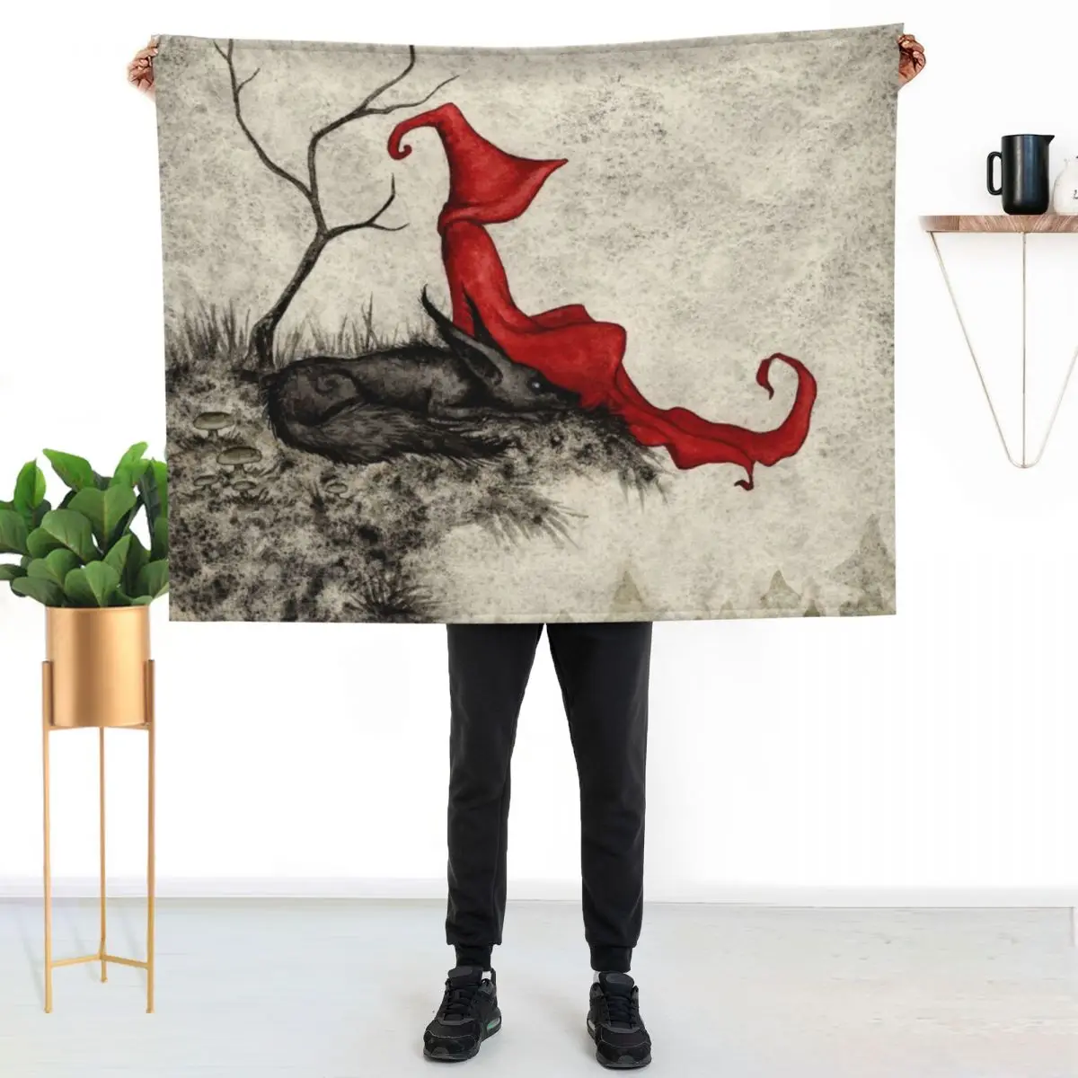 Quiet Thoughts Throw Blanket Bed Fashionable Blankets For Bed Sofa Beautifuls decorative Warm Blankets