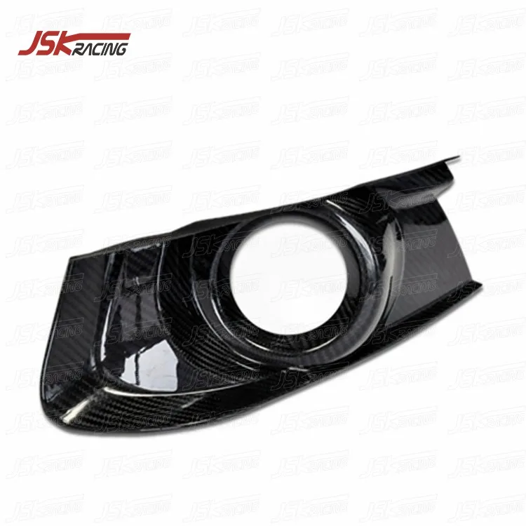 High Quality Carbon Fiber Fog Lamp Cover for 2015-2016 Ford Mustang Car Fog Lamp Cover Rear Fog Lights Trim Decoration Exterior