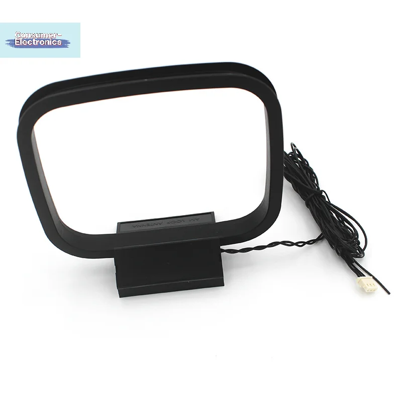 【Indoor AM FM Loop Antenna Aerial 3 Pin Connector For Stereo Audio Receiver】 - view 2